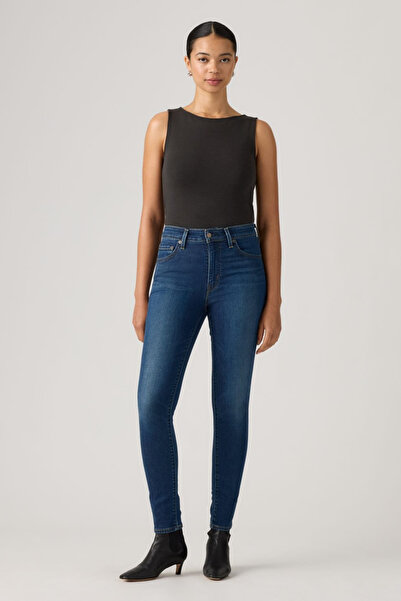 Levi's 721 High Waist Skinny Worn Midnight Dark Indigo Women's Jeans