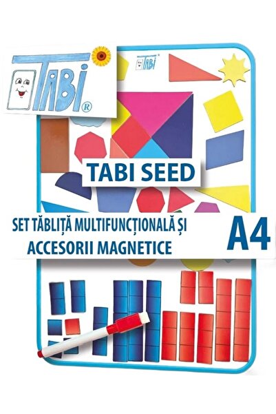 Sigma Set tablita multifunctionala A4 cu accesorii magnetice. Tabi Seed
