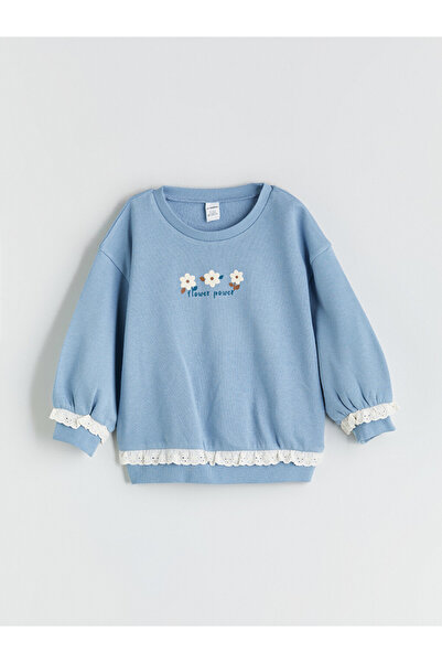 LC Waikiki Crew Neck Girls' Sweatshirt