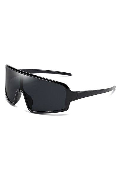 STARSTAR Sports Sunglasses - Black - Oversized Frame - Cycling Glasses, Sport...
