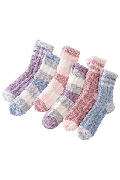 STARSTAR pairs of cuddle socks for women, fluffy coral fleece socks winter so...