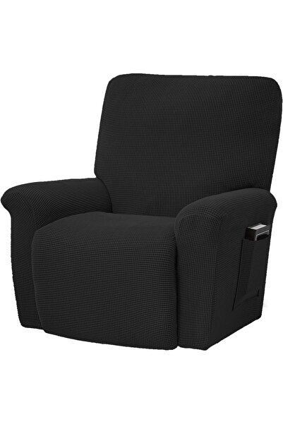 STARSTAR Elastic recliner cover, 4-piece soft sofa cover set, thickened singl...