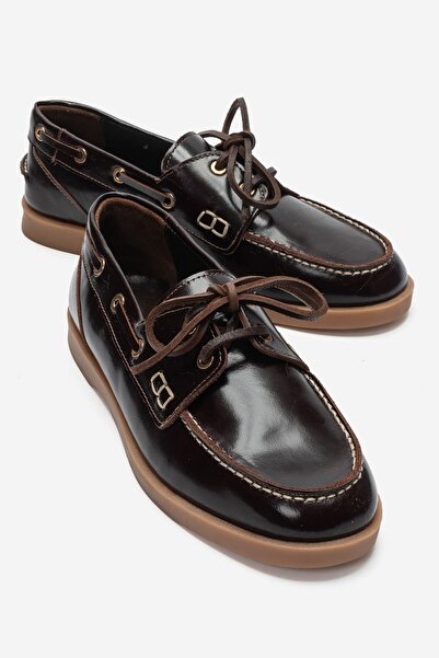 Zeynep Sıradağlı Leonelda Women's Genuine Leather Loafer Brown