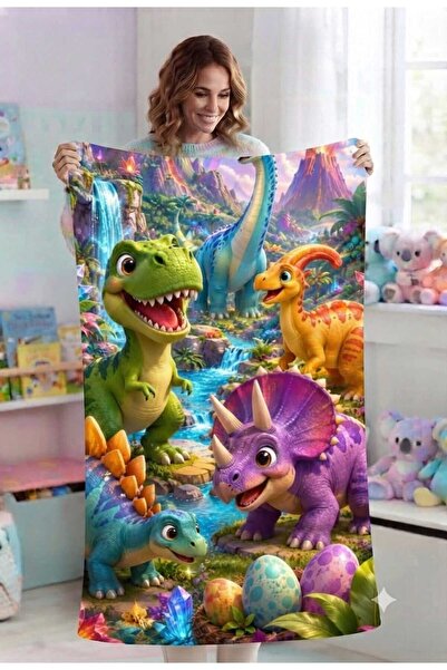 Elmas Dizayn 80X150 cm Bath Beach Boys' Baby Towel Hypoallergenic Quick Dry W...