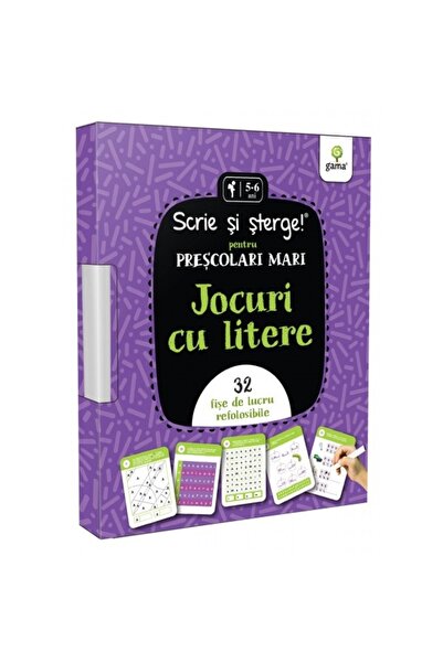 Gama Scrie si sterge! Jocuri cu litere