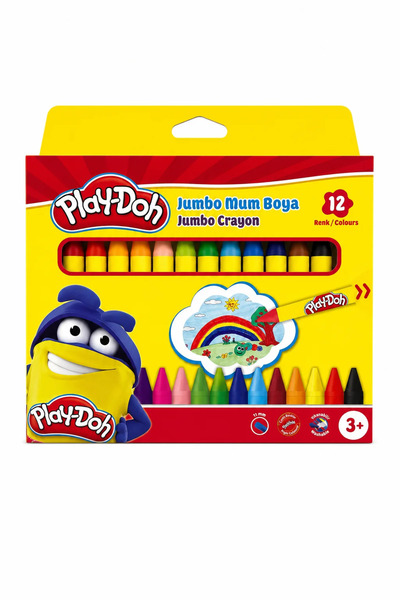 Play Doh Play-Doh Jumbo 12 Color Crayon |   Vibrant Colors Painting Set 12 Pi...