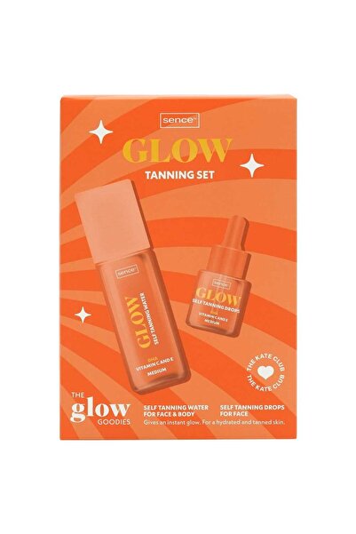 SENCE Gift Box, Sence, Self-Tanning Drops 18 ml, Tanning Lotion 105 ml The Glow