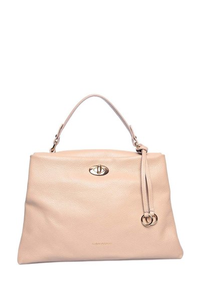 SimpleFind Luisa Vannini Geanta piele -Helene-Taupe,Geanta de mana piele natu...