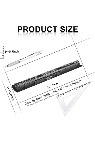 RedX Tech KI04 Laptop Battery for HP Pavilion 14-AB 14T-AB 15-AB 15-AN 17-G 1...
