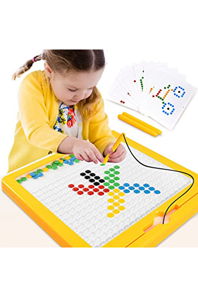 Generic Magnetic Drawing Board Montessori Doodle Toy with 2 Pens for Kids
