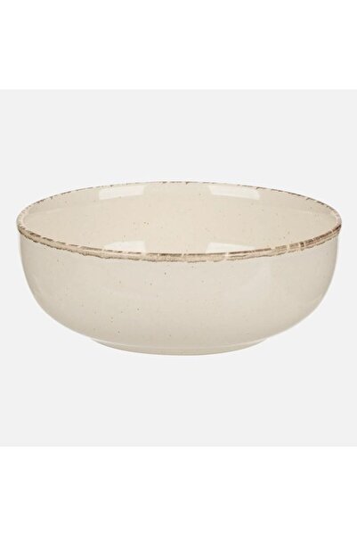 BAMI NETWORK Bol ceramic Nordic Style bej 680ml pentru servire eleganta