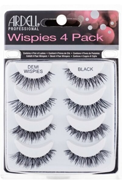 Ardell Wispies Demi Wispies Pachet de 4 - Negru