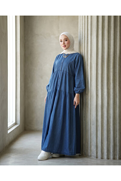Verona-Gulf Cotton Denim Dress