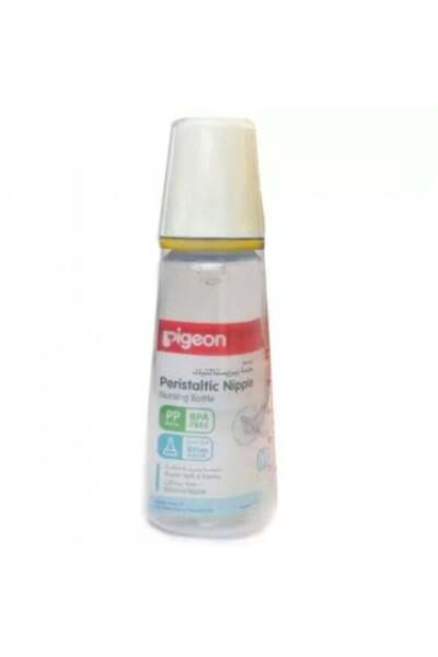 Pigeon Plastic Feeding Bottle White Cap 200ml