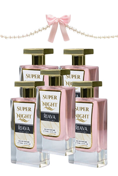 RIAVA PERFUME 5 قطع عطر سوبر نايت 70 مل