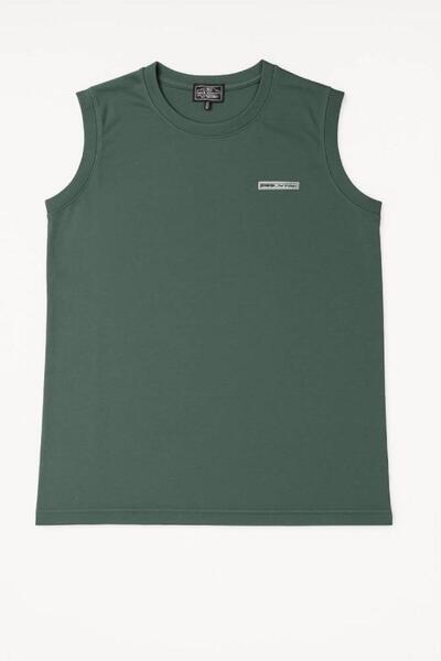 Paco & Co Μπλούζα αμάνικη ανδρική "Paco tank top" χακί