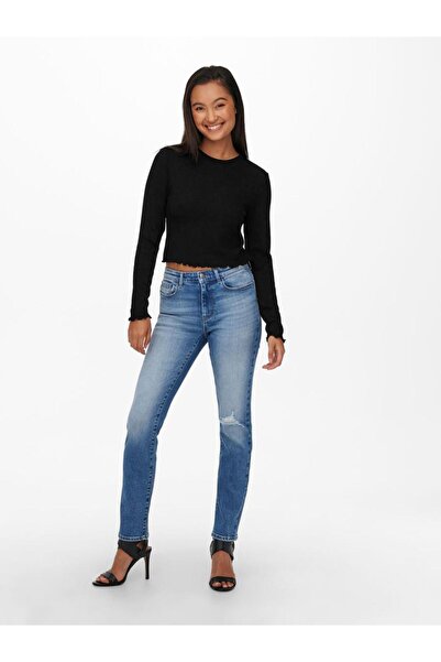 ONLY Μπλούζα "Cropped top" μαύρη