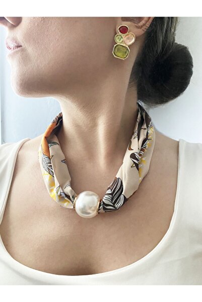 Gox Accessories Magnetic Tip Pearl Scarf