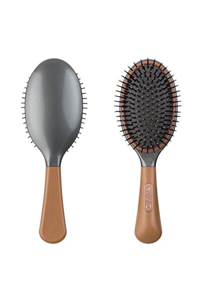 BAMI NETWORK Perie Par Ovala Durabila Plastic Gri 22cm Utilizare Universala