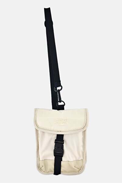 New Balance Men Embriodered Logo Cross Body Bag, Off White