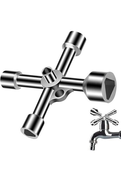 STARSTAR Triangular keys for bollards and gateposts - 5 sizes - Universal swi...