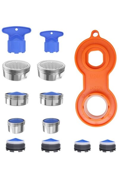 STARSTAR 10 sets of faucet aerators M18/M20/M22/M24, water-saving faucet filt...