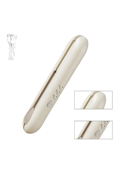 STARSTAR Mini hair straightener, cordless, curling, 3 temperature settings, p...