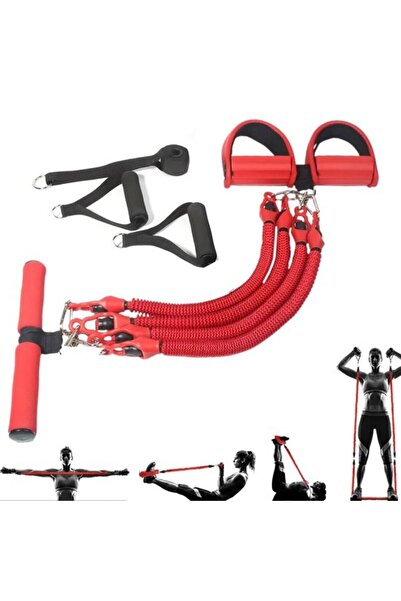 STARSTAR Multi-Functional Abdominal Muscle Trainer Set with Resistance Bands ...