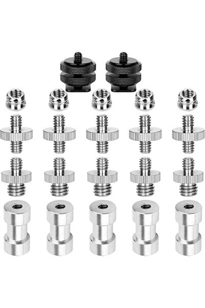 STARSTAR 1/4 to 3/8 Tripod Screw Adapter, 1/4 Screw, 3/8-20 Thread Converter ...
