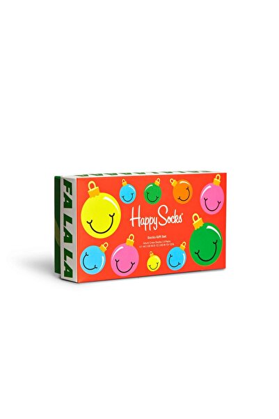 Happy Socks Σετ δώρου 3 τεμαχίων για τις γιορτές (Μέγεθος: 36-40)