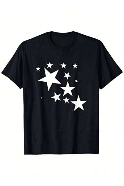 4Car White Stars-Pattern-Design Costume Men-Shirt