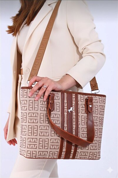 Miami Polo Women's Large Size 4 Compartment Adjustable Long Strap Shoulder Ba...