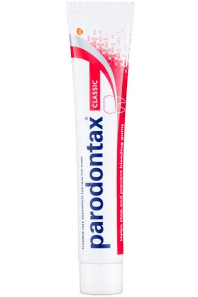 Parodontax Classic Toothpaste for Bleeding Gums, Fluoride-Free, Unisex, 75 ml