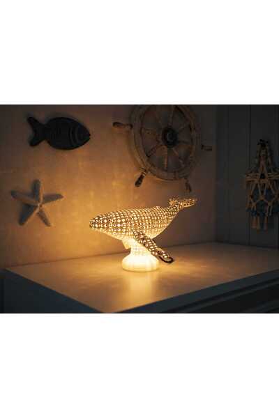 Balina LED Gece Lambası – Özel Tasarımı