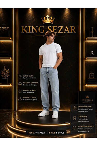 KING SEZAR Erkek Yeni Sezon Baggy Pantolon Mbg 2027