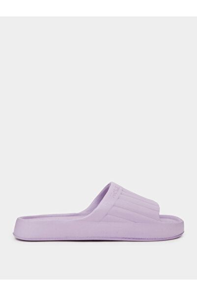 Styli Lilac Embossed Pool Slides