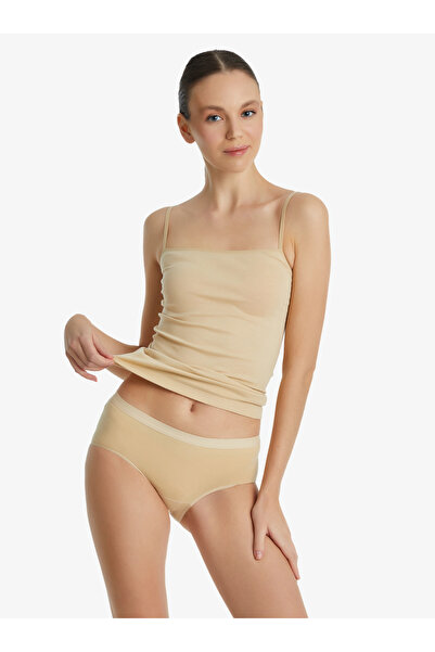 SOFT AURA Blackspade Kadın Slip ara bel Külot Essential 1306 - TEN