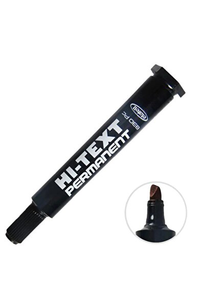 Flow Hı-Text Permanent Marker (Box Marker) Cut Tip Black 12-Pack 830Pc