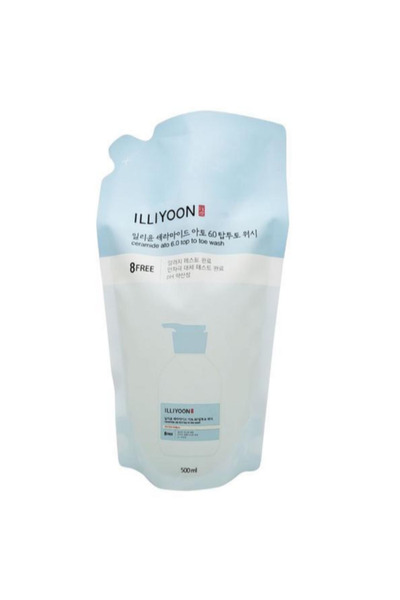 ILLIYOON Ceramide Ato 6.0 Top-to-Toe Wash Unscented (Refill) 500ml Mildly Aci...