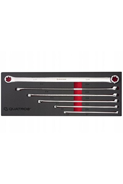 Quatros Set de 6 piese Chei E-TORX extra lungi E6-E24 qs50402