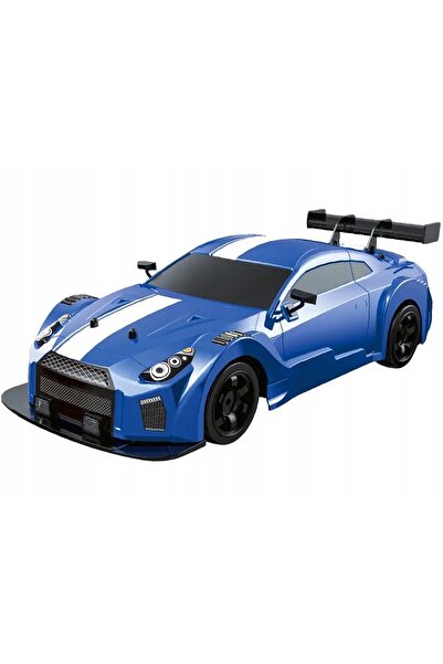 NO BRAND Mașină mare de drift RC Drift 1:16, 2,4 GHz, cu fum, 4WD, albastră, N