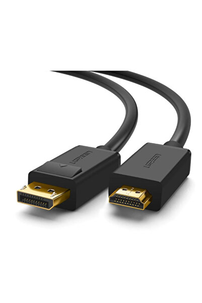 Ugreen Cablu adaptor DisplayPort la HDMI 4K 30Hz 32 AWG 1.5m negru