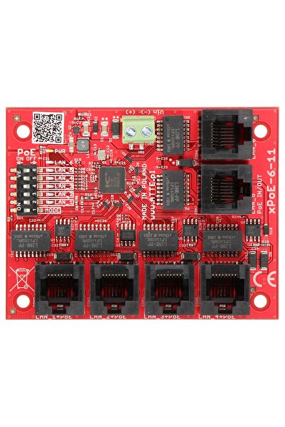 ATTE SWITCH POE 5 PORTURI + MODUL SWITCH UPLINK