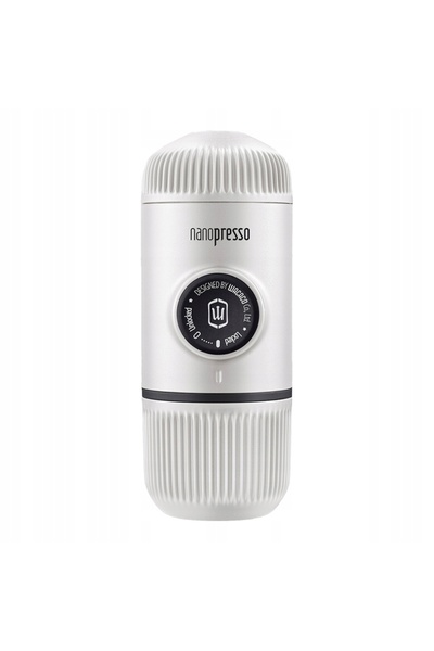 Wacaco Aparat de cafea portabil + husă alb Chill Nanopresso