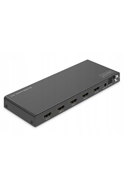 Digitus Comutator HDMI 4x1 8K/60Hz (4:4:4) cu HDR, 48 Gbps, HDCP 2