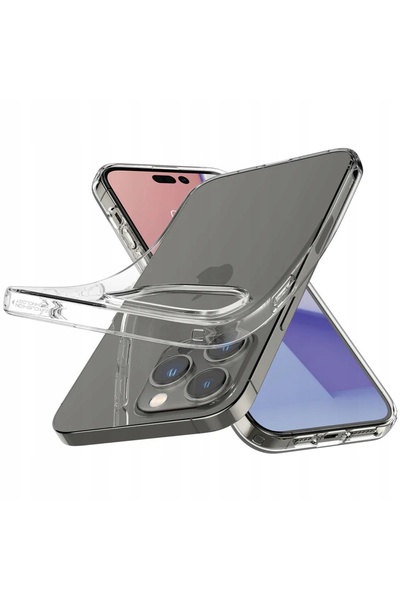 Spigen Husă pentru iPhone 14 Pro, Liquid Crystal, solidă, durabilă, subțire