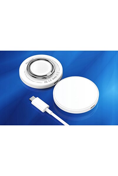 NO BRAND Încărcător prin inducție pentru iPhone MagSafe cu suport 15W alb