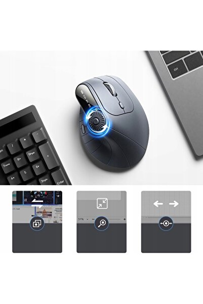 Renew Force MOUSE VERTICAL MOUSE WIRELESS MOUSE ERGONOMIC WiFi Bluetooth BT
