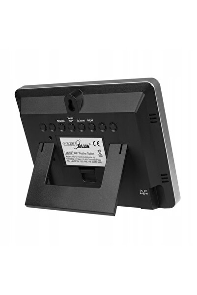 Greenbluespice Stație meteo WiFi GreenBlue Compatibilă TUYA Senzor exterior C...