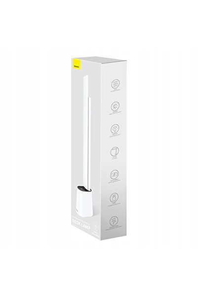 Baseus Lampă de birou LED dgzg-02 albă, cu reglare a luminozității, reîncărca...